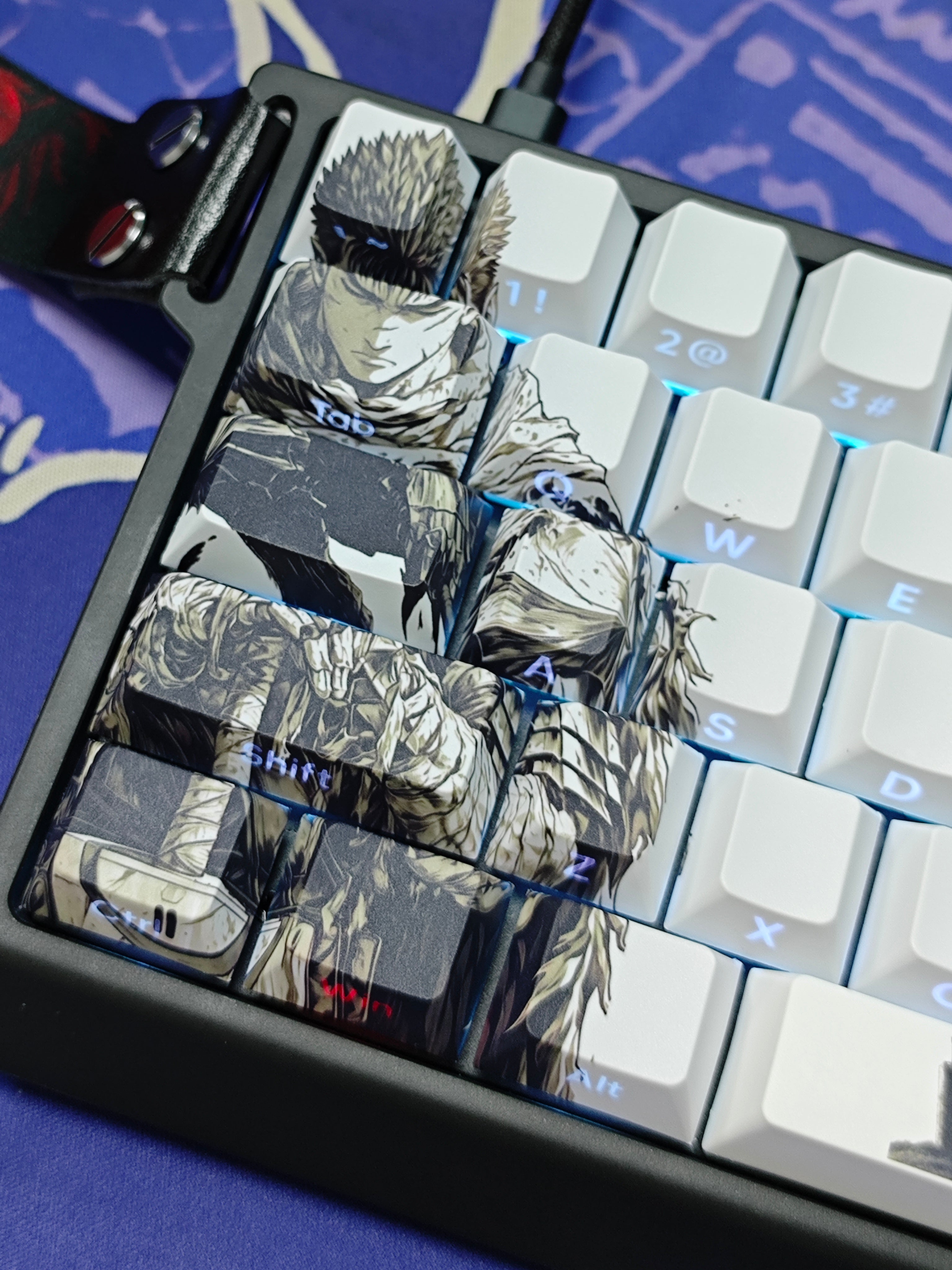 Guts and Griffith Custom Keycaps Set For Cherry MX Mechanical Keyboards 5