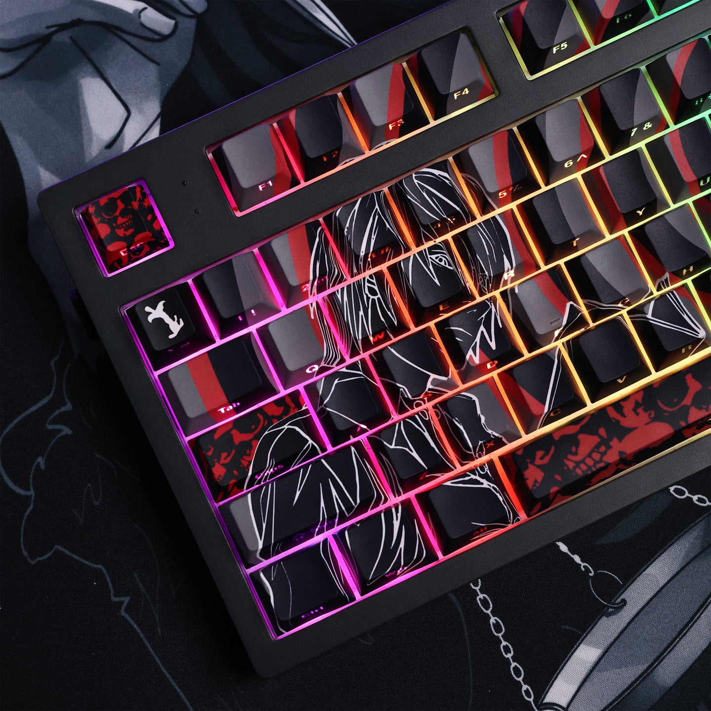 Light Yagami & Ryuk - Death Note 124 Keycaps Set – Keyboard Kraft