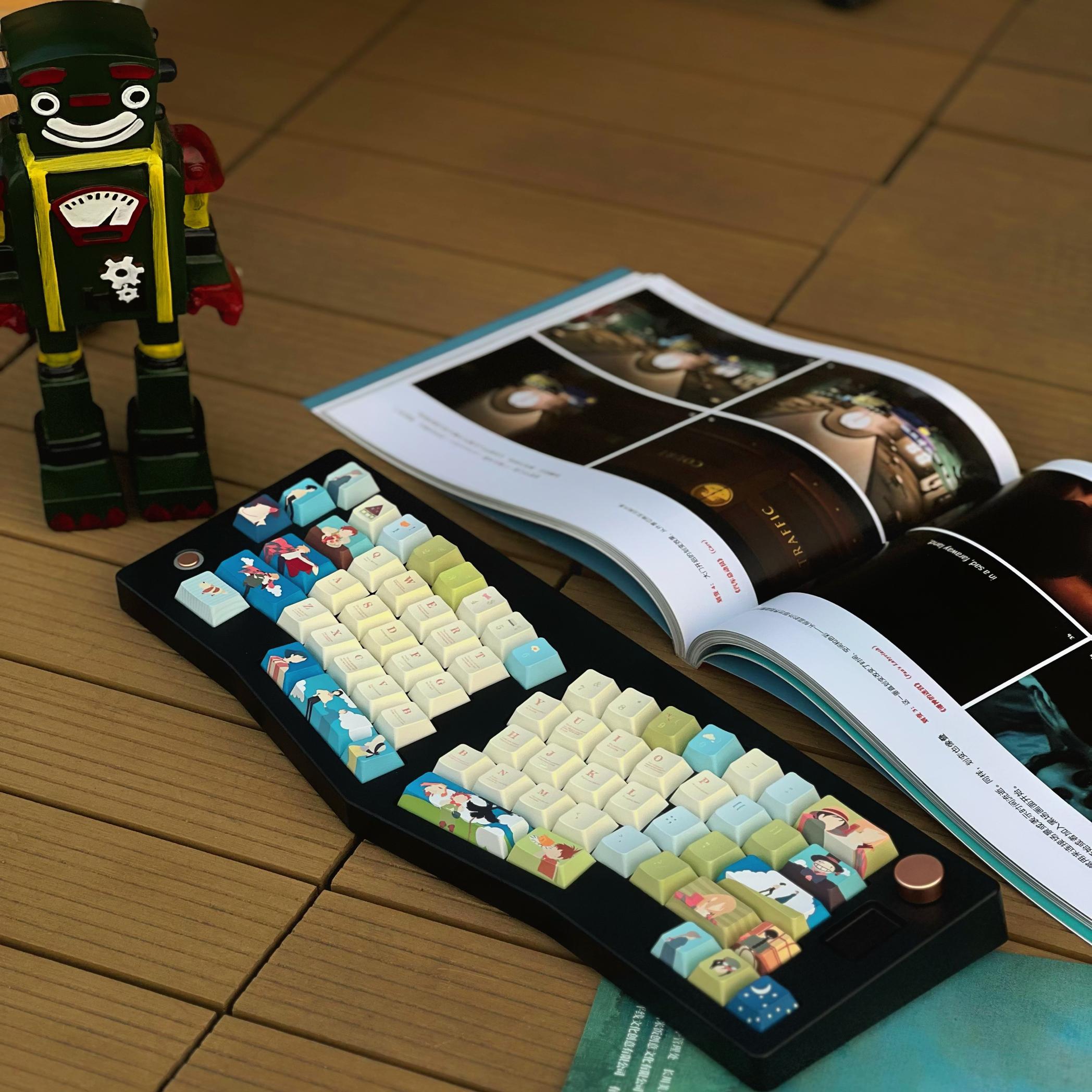 Howls Moving Castle Studio Ghibli Custom  Anime Keycaps For Cherry MX Mechanical Keyboard 6