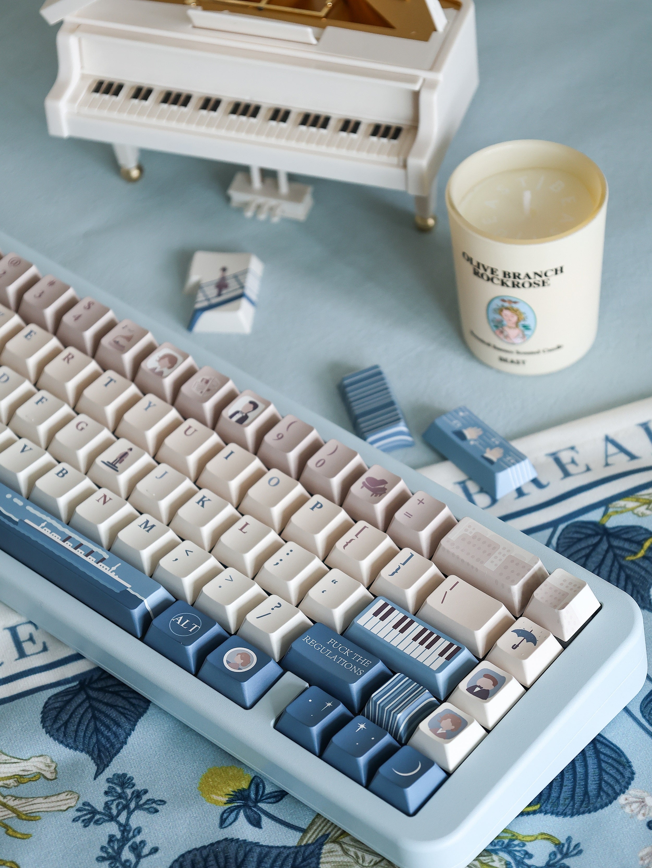 Sea Pianist 1900 140 Keycaps Set