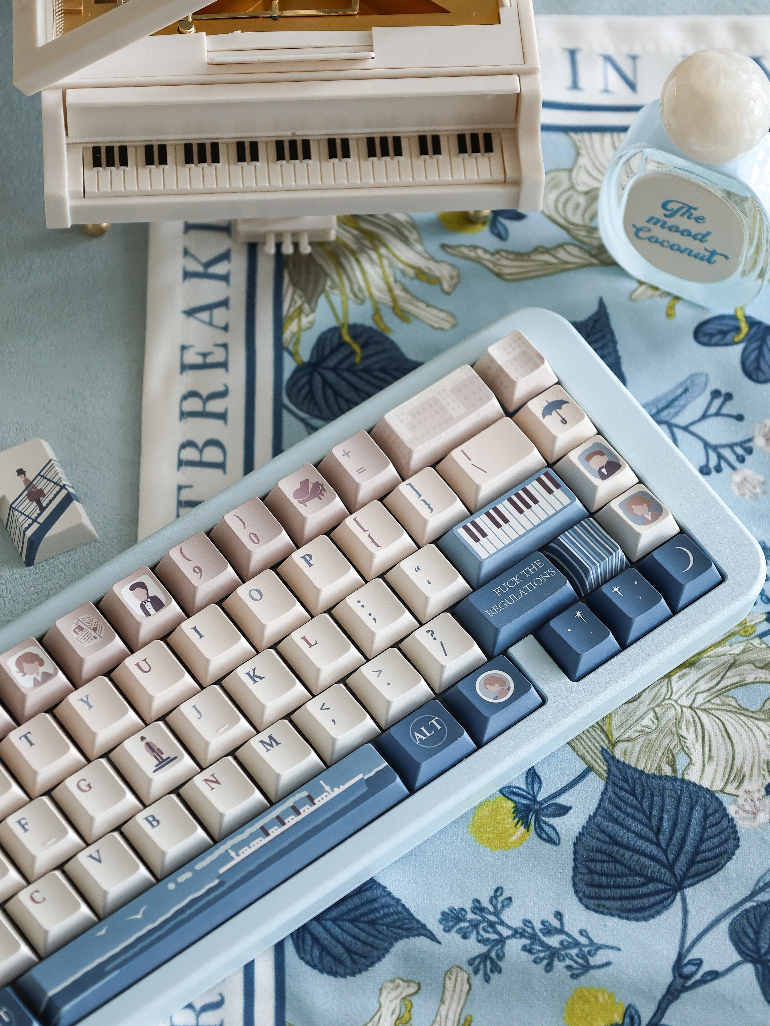 Sea Pianist 1900 140 Keycaps Set