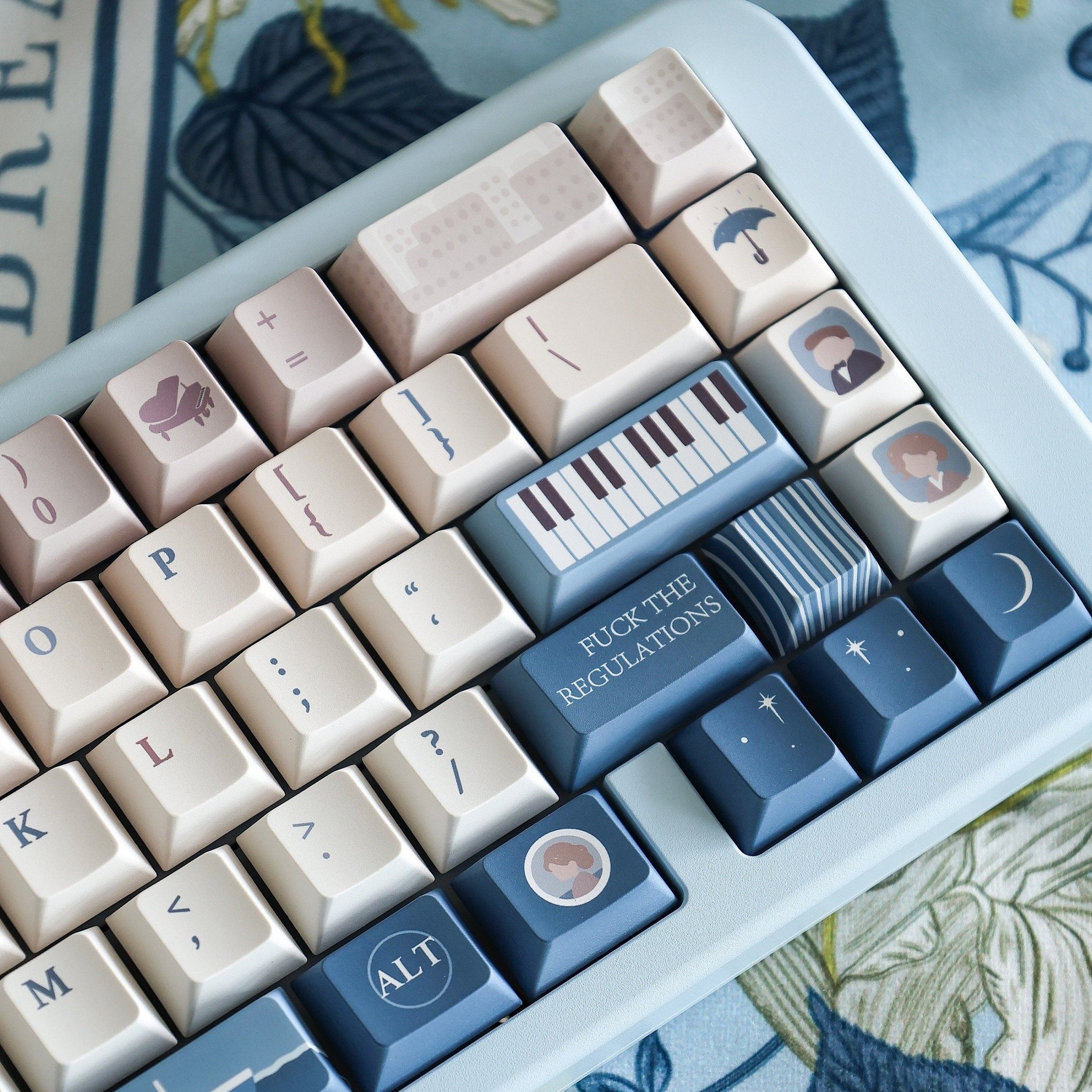 Sea Pianist 1900 140 Keycaps Set