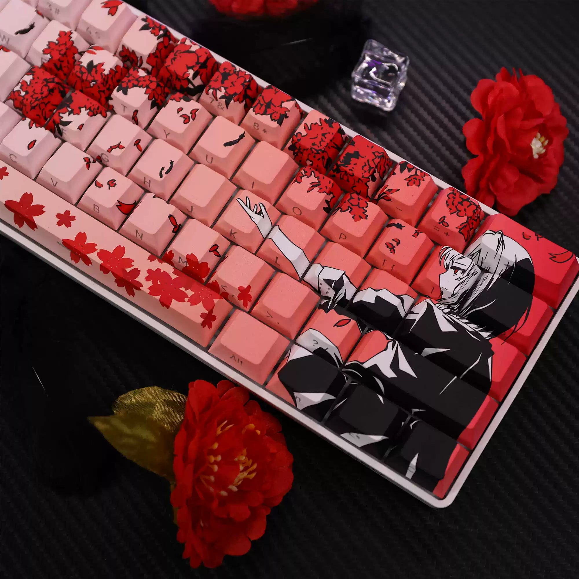 Sakura Raven 126 Keycaps Set