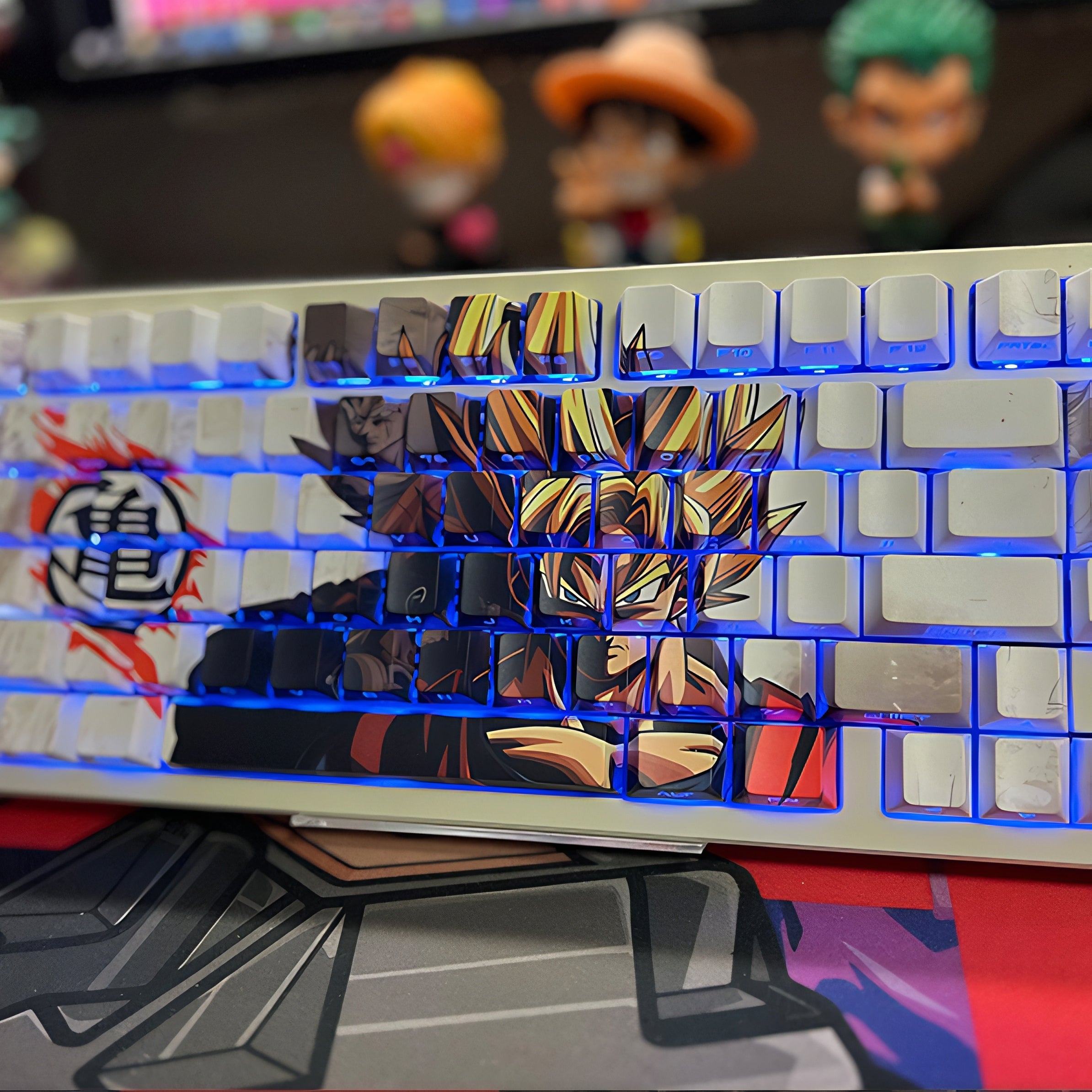 Dragon Ball Z Super Saiyan 131 Keycaps Set
