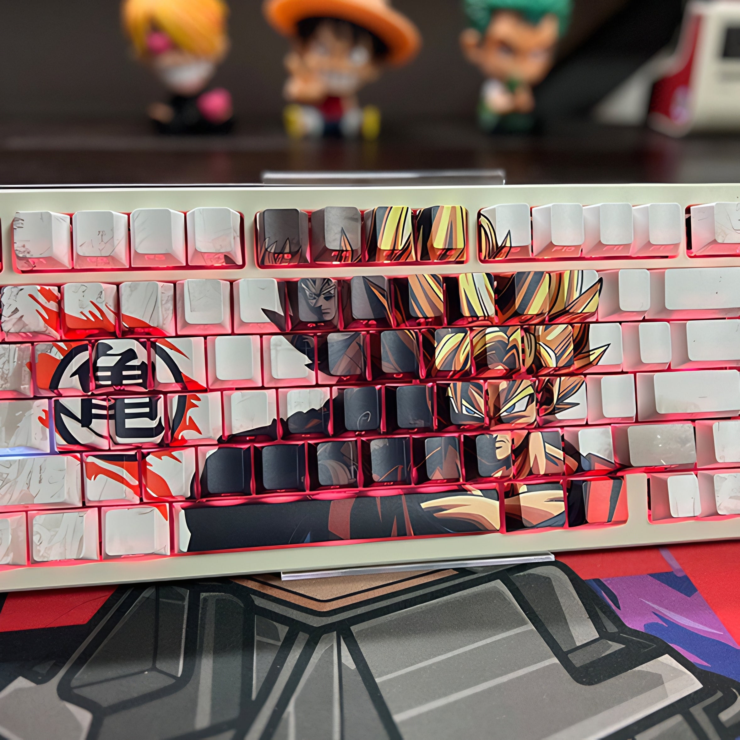 Dragon Ball Z Super Saiyan 131 Keycaps Set