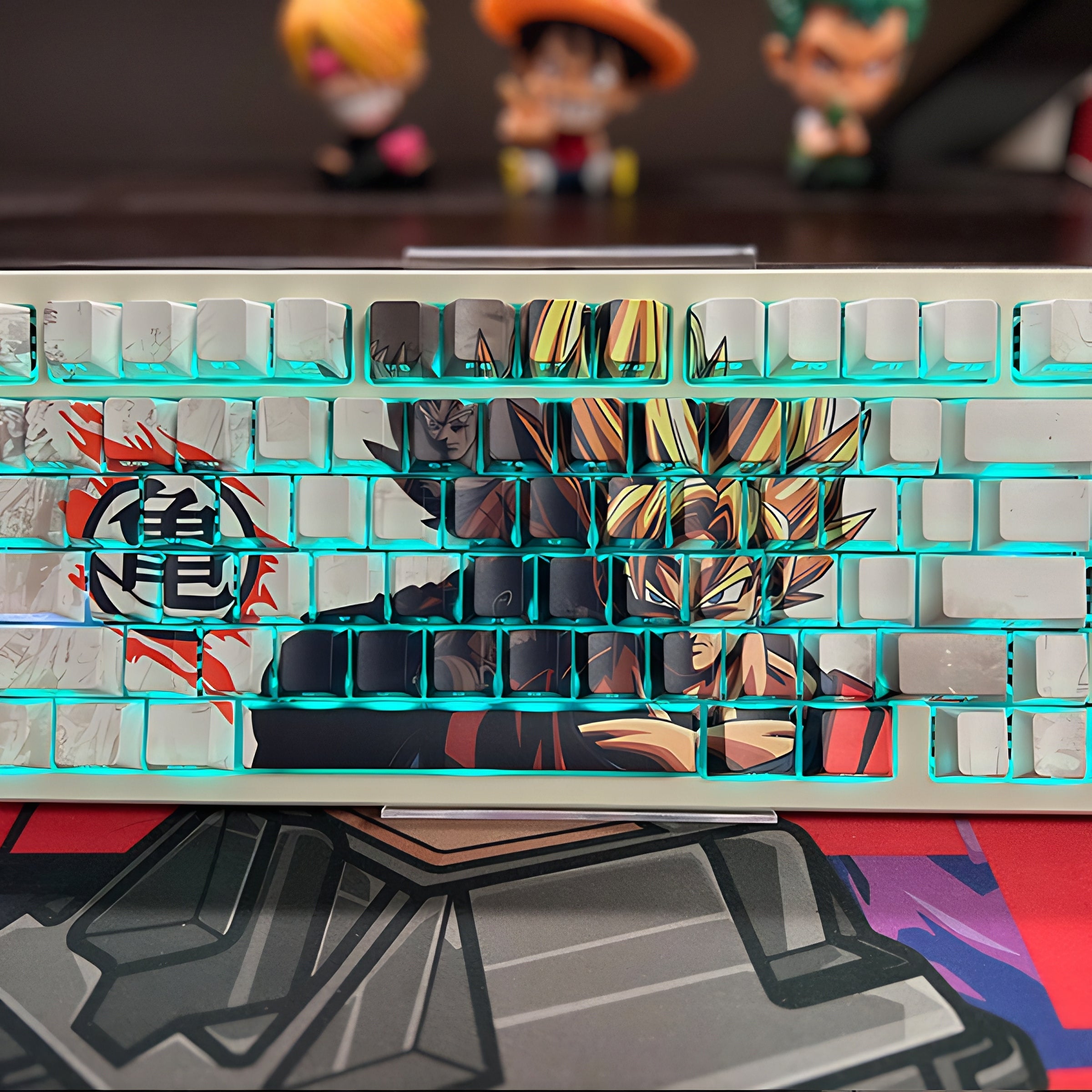 Dragon Ball Z Super Saiyan 131 Keycaps Set