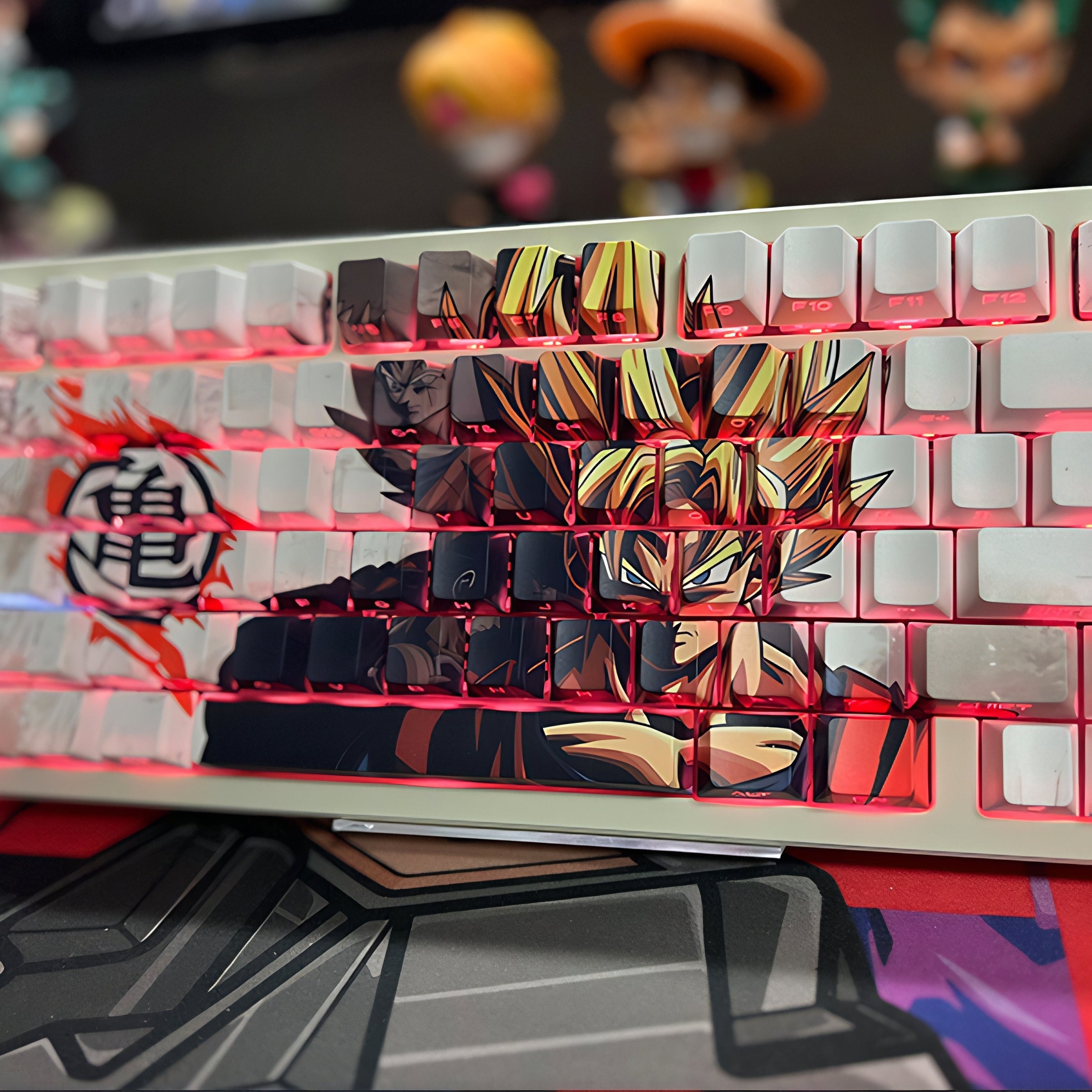 Dragon Ball Z Super Saiyan 131 Keycaps Set